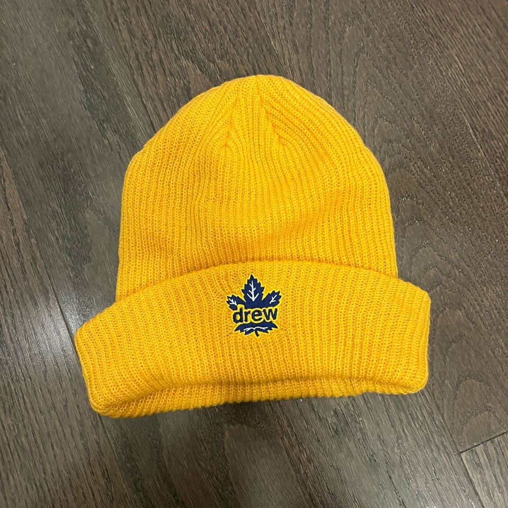 Drew X Toronto Maple Leafs Yellow Knit Beanie